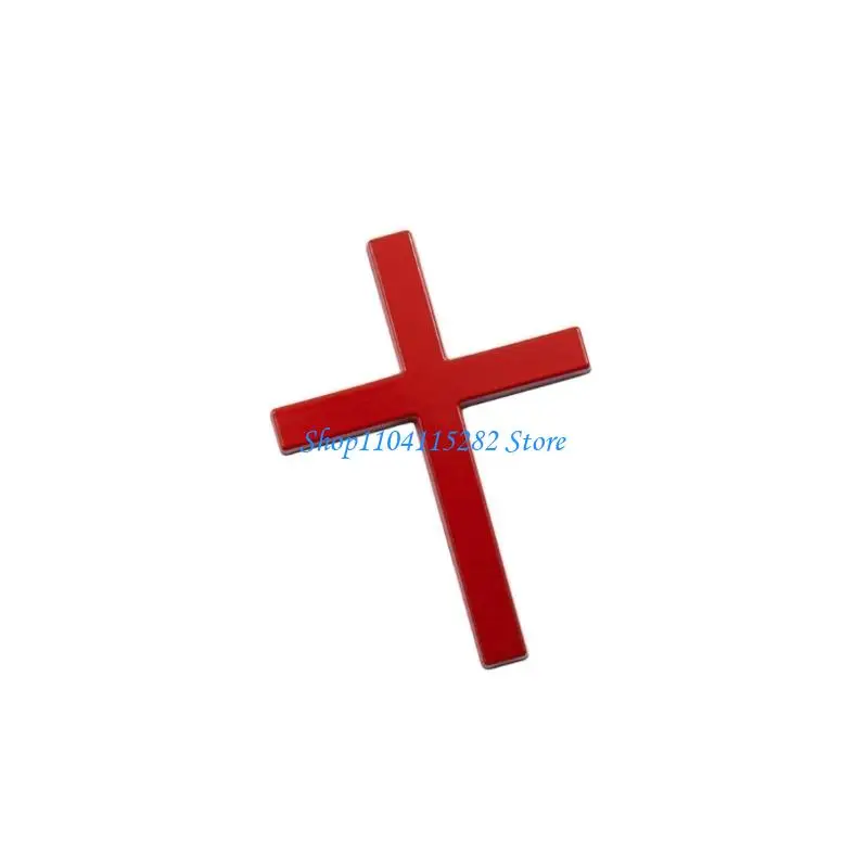 

A2BF Crosses Badge Exterior Decoration for Vehicle Emblems Badges Sticker Crosses Dec