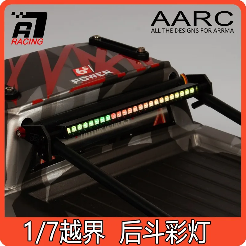 For ARRMA 1/7 Infraction RC Super on-Road Car Tail Lights Color Tail Lights with LED Controller Decorative Lighting Upgrade Part