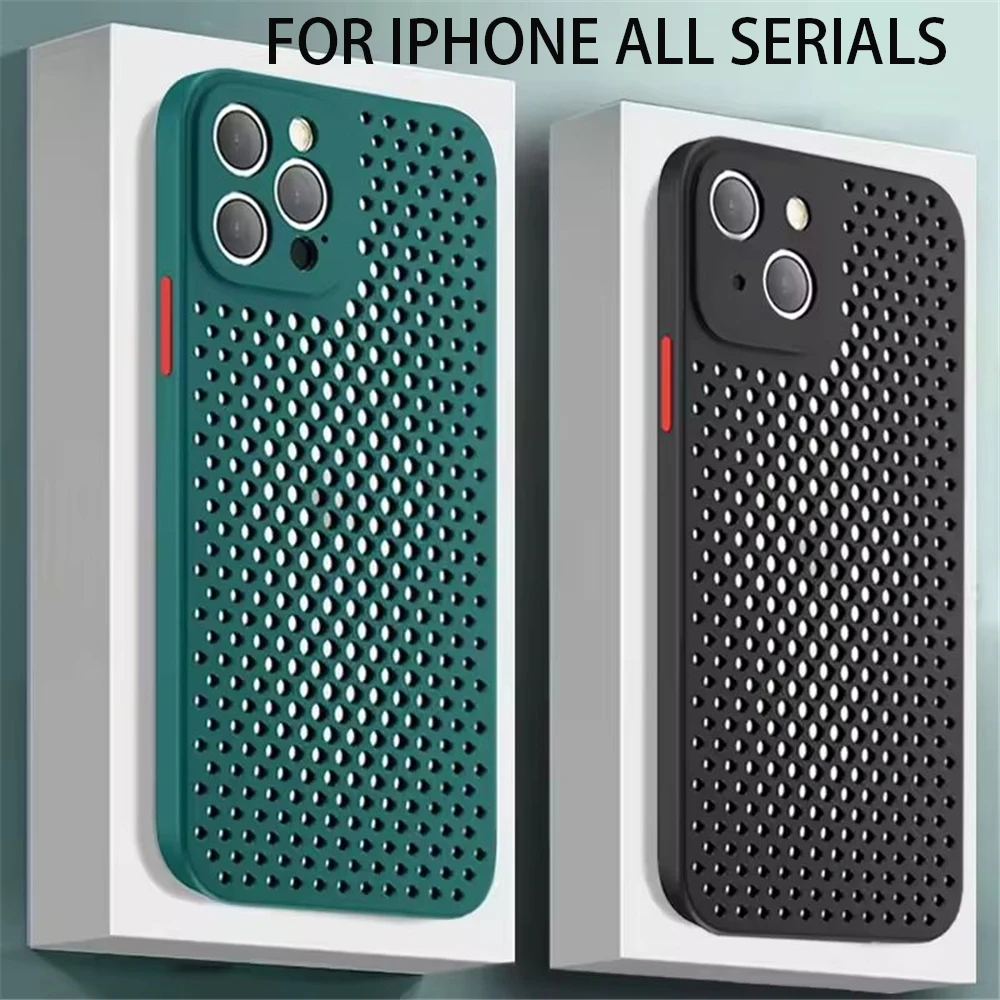 Cooling Breathable Soft Silicone Case For iPhone 17 Air 16 1