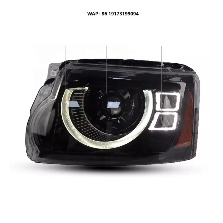 

Auto Parts Car Head Lamp High Brightness Beam Angel LED Headlights for-Land Rover Discovery 4 2010-2017