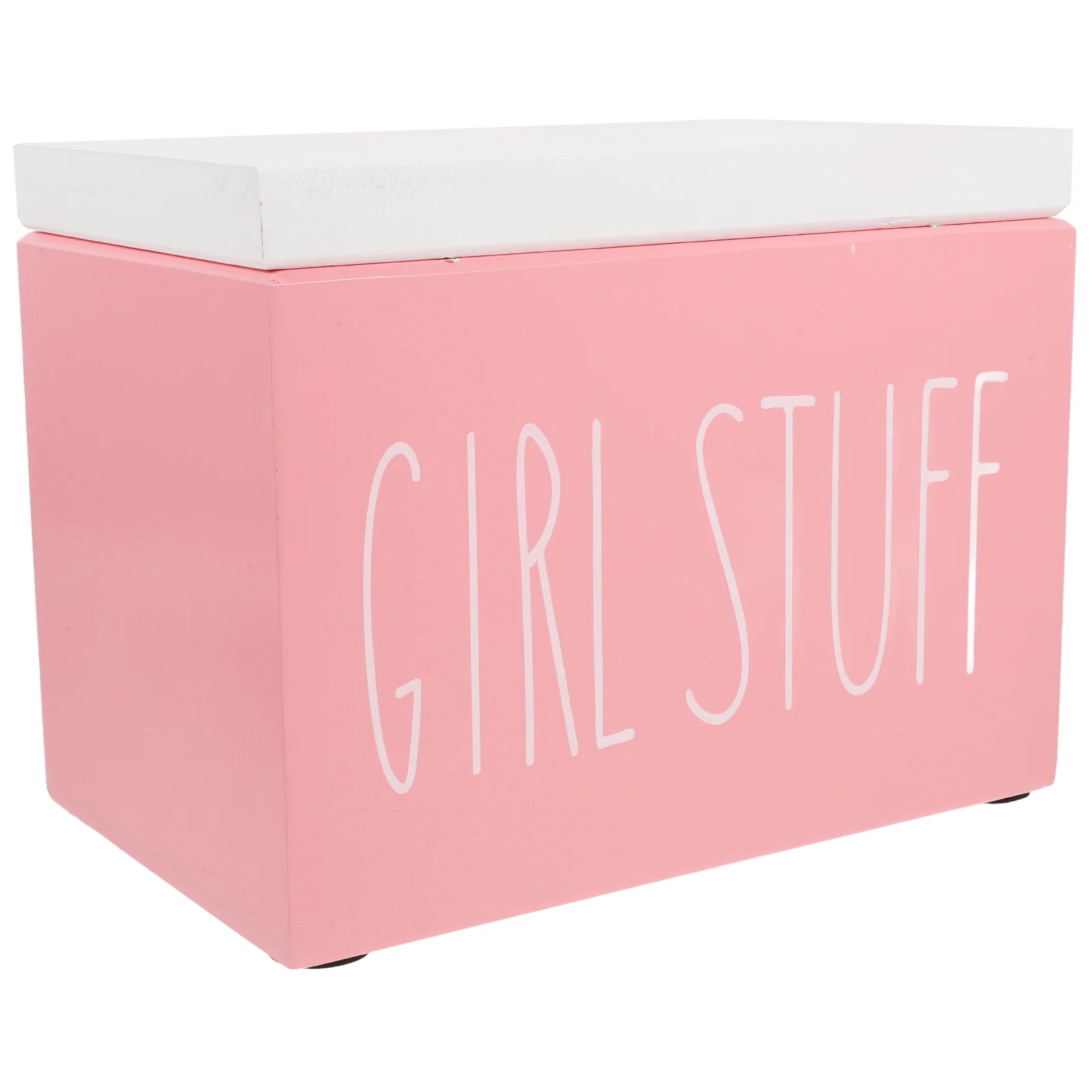 Storage Box Bathroom Containers Period Stuff Pretty Boxes Sanitary Napkin Tampon Holder for Bins with Lids Desktop Stand