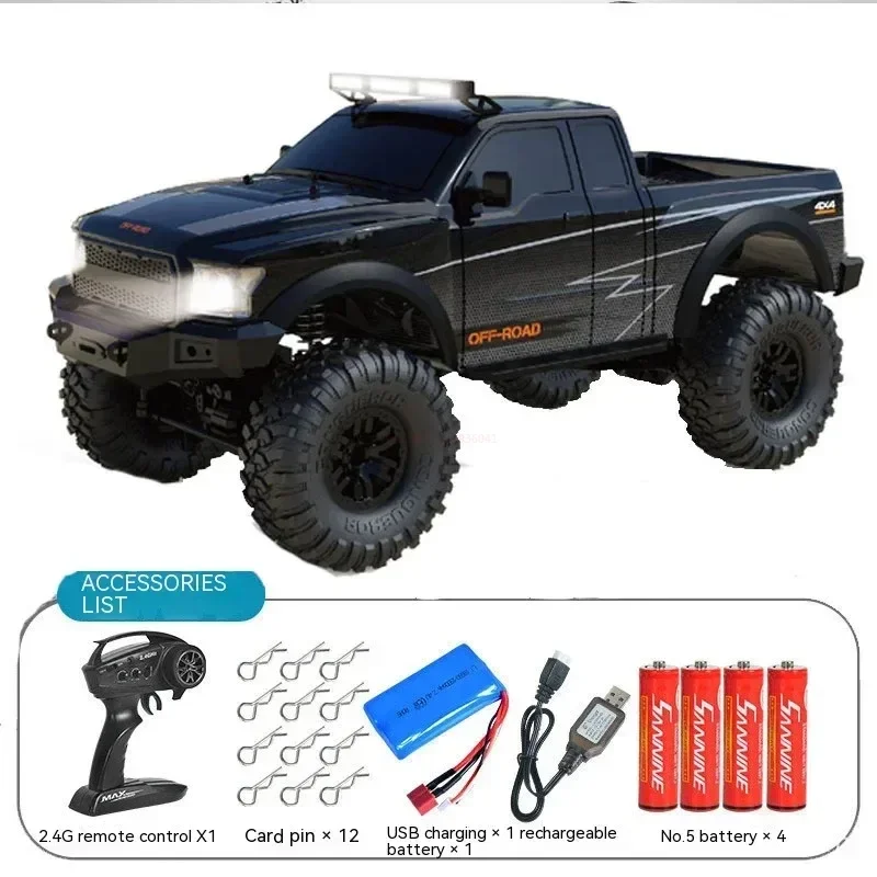 Modelo de veículo off-road para crianças, controle remoto profissional RC, guarda 4-drive, escalada de alta velocidade, 1:10