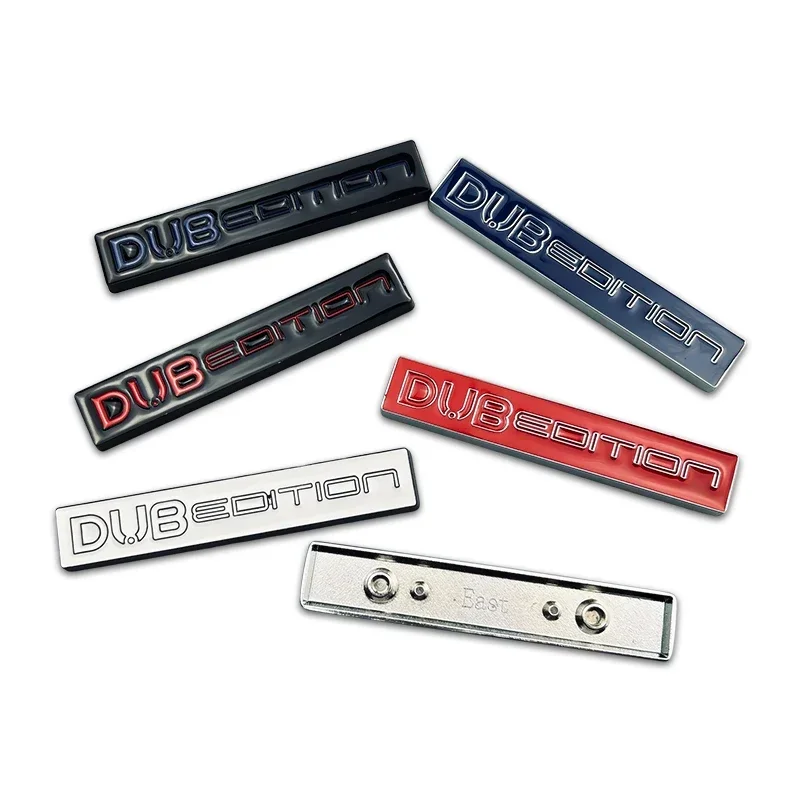 

Metal DUB EDITION Emblem Car Trunk Front Grille Badge Auto Body Trunk Sticker for Jaguar Peugeot Land Rover Suzuki Accessories