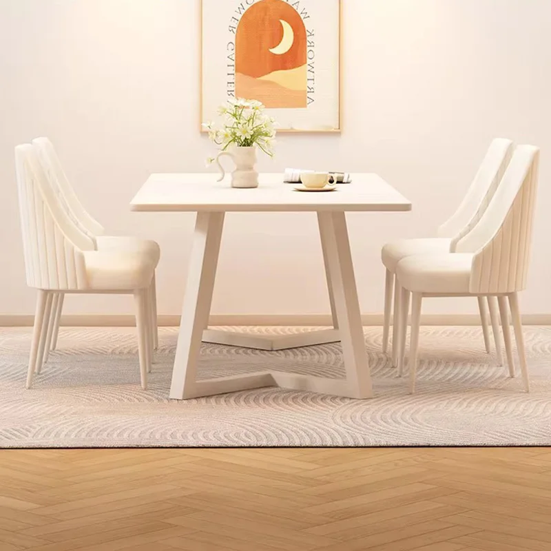 

Kitchen Mobile Dining Table Coffee Restaurant Chairs Study Modern Luxury Dining Table Gaming Mesas De Comedor Home Furniture