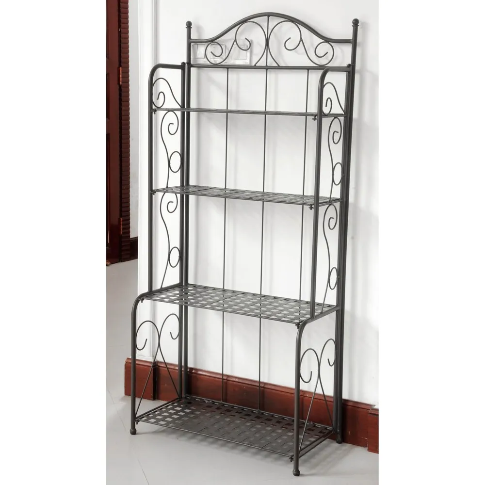 4-tier Iron Folding Bakers Rack