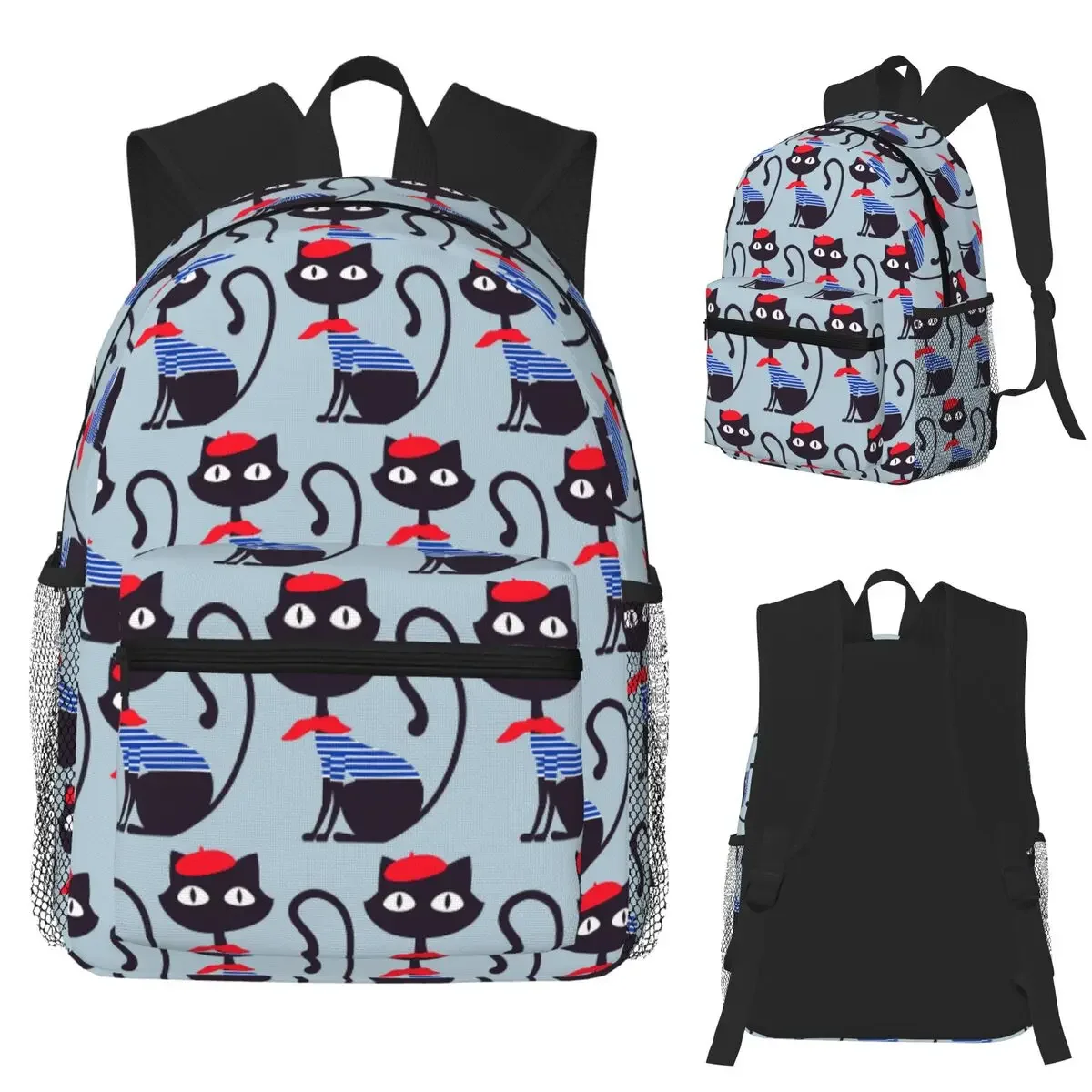 حقيبة ظهر مدرسية للطلاب من لو مياو، حقيبة ظهر للسفر والمشي لمسافات طويلة للرجال والنساء، حقائب كتف #1