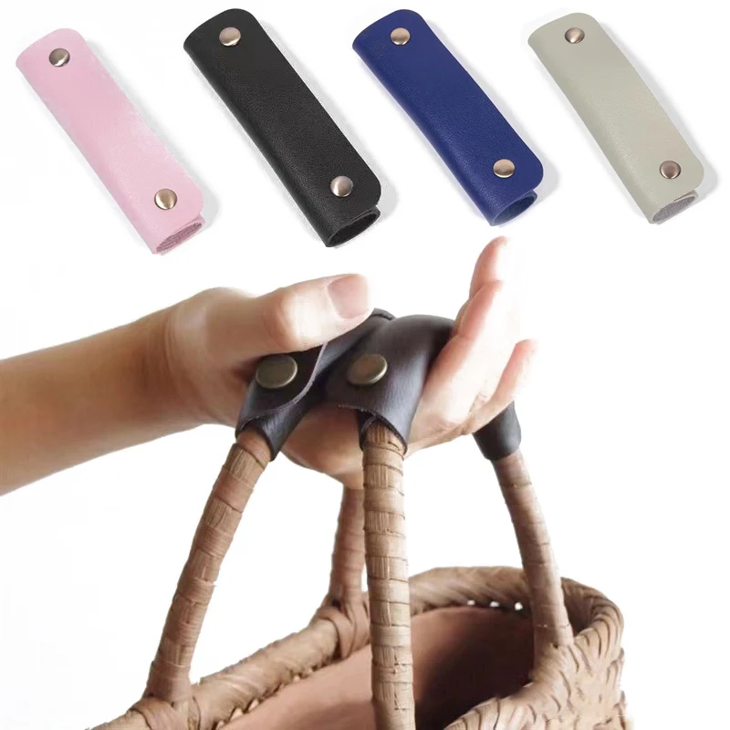 Leather Bag Handle Anti-strap Suitcase Grip Protective PU Handle Wrap Shoulder Strap Pad Cover Travel Bag Accessory