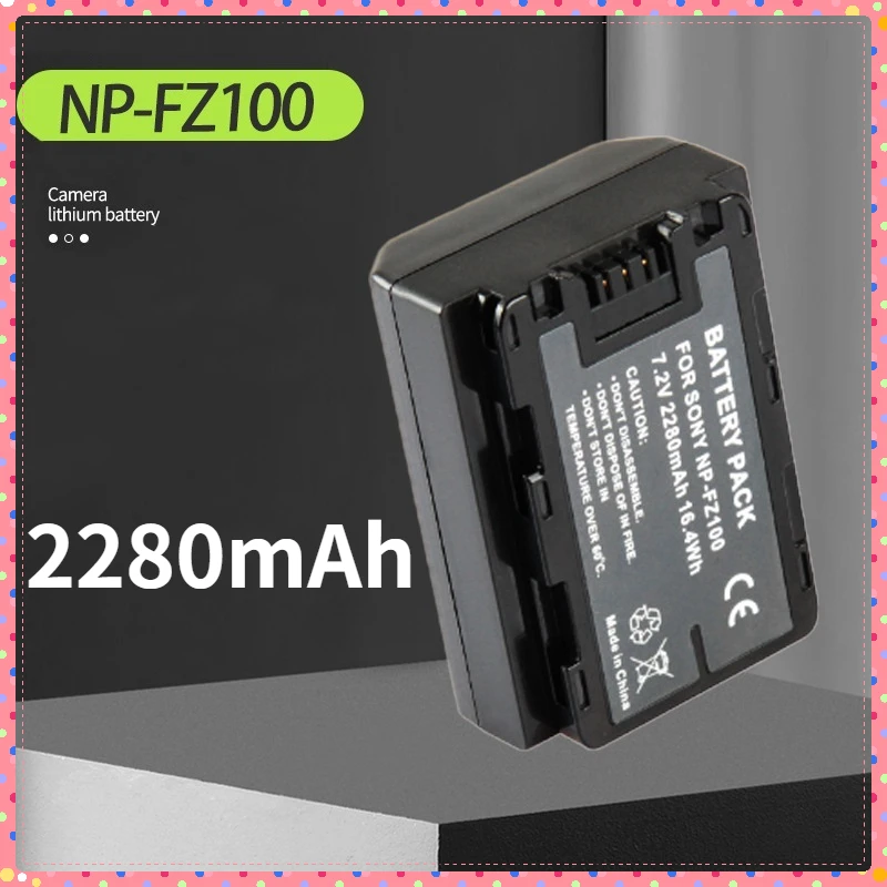 NP-FZ100 NPFZ100 NP FZ100 2280mah rechargeable Battery for Sony Alpha A7III A7R III A9 Alpha 9 A7R3 A6600 Cameras