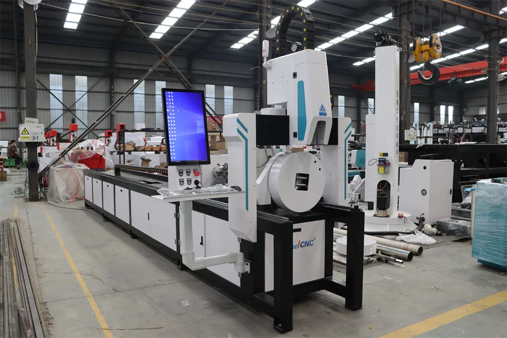 Raytu 6 m 1500W 2000W 3000W CNC أنبوب معدني الأنابيب Raycus IPG MAX قاطع الألياف للمعادن الصلب أنابيب مستديرة ومربعة