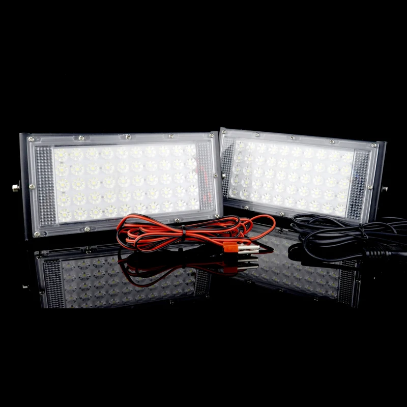 Imagem -04 - Holofote Led para Decoração de Casa Holofote ao ar Livre Holofote dc 12v 50w 12v Refletor de Voltagem Luz de Segurança Portátil