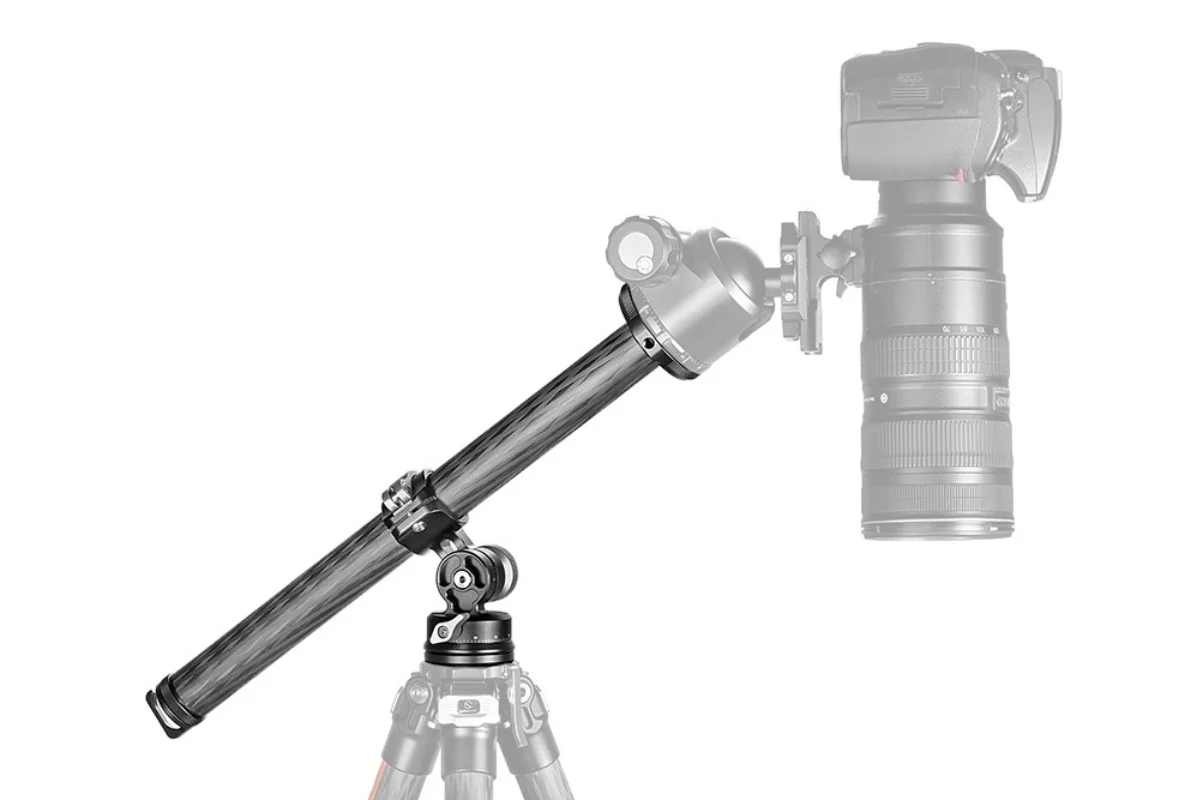 

SUNWAYFOTO Transverse Bottom Column Carbon Fiber Tripod Extension Pole Camera Overhead Mount 32mm-CCB-01