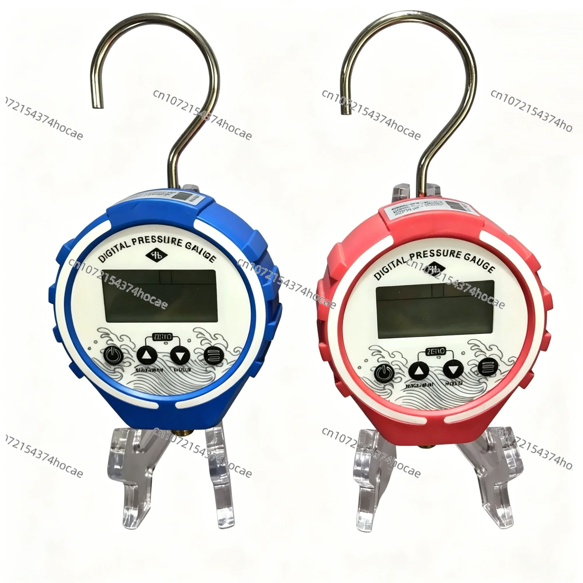 

-0.1 ~ 5.0MPA Digital Manifold Pressure Gauge Refrigeration Tester Vacuum Pressure Meter HVAC Tester Freon Pressure