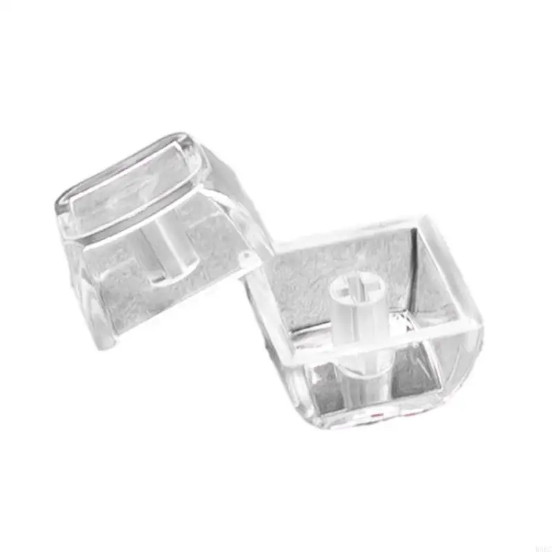 10PCS High Transparent Keycaps XDA Height Blank Keycap For Mechanical Keyboard W8EC