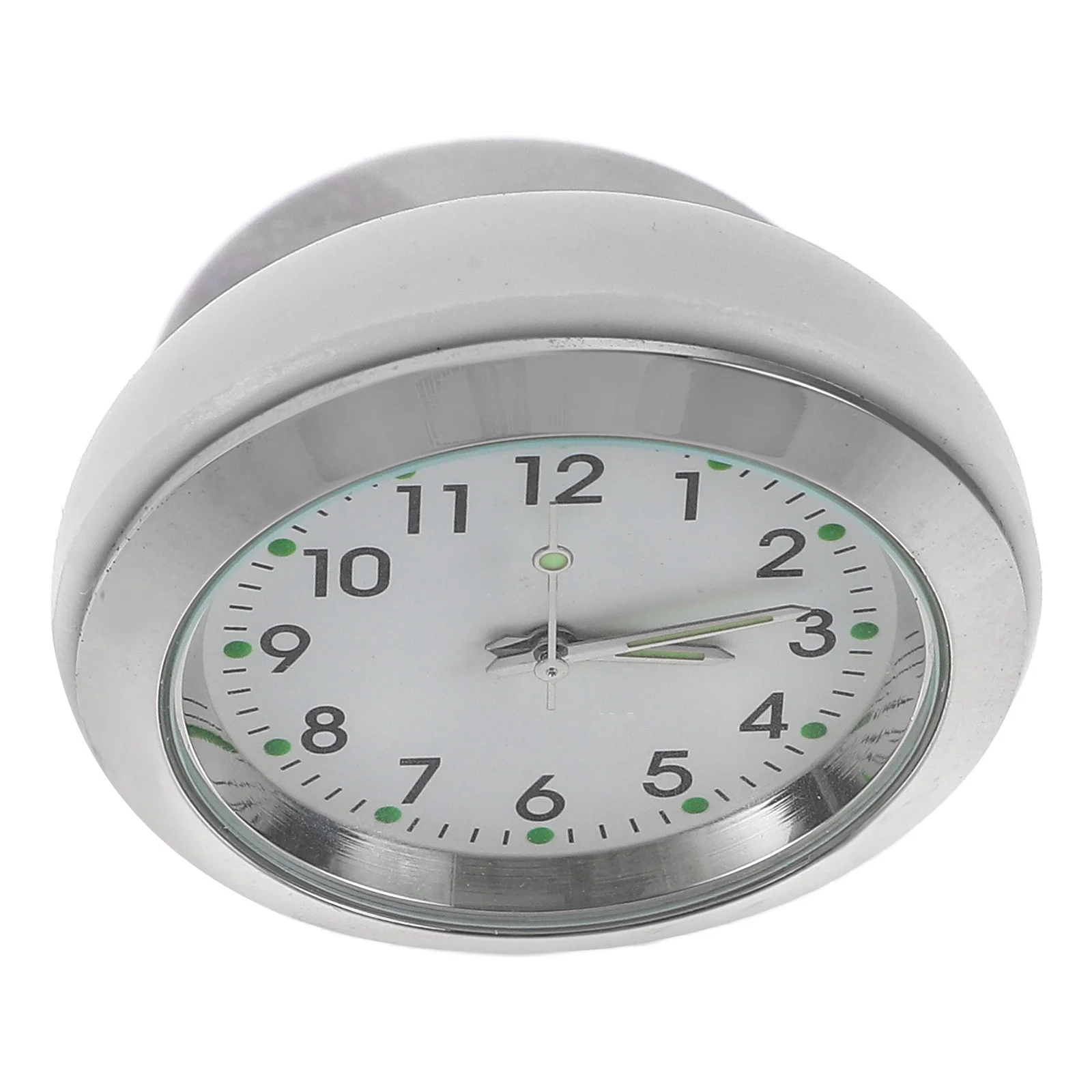 

Car Dashboard Clock Mini Self-Adhesive Bracket Stylish Design Clear Digital Display Night Driving Car Interior Clock