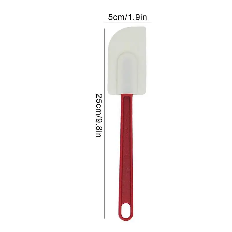 Silicone Cream Spatula Kitchen Spatula Baking Tool With Non-slip Handle Heat Resistant Butter Scraper Non-Stick Stirring Food