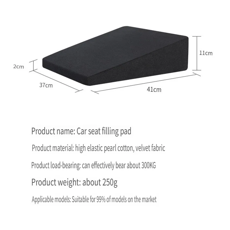 Car Seat Cushion Car Leveling Pad Sponge Filled Flattening The Rear Seats Of The Car With Sleeping Mats Fit Automotive Interior