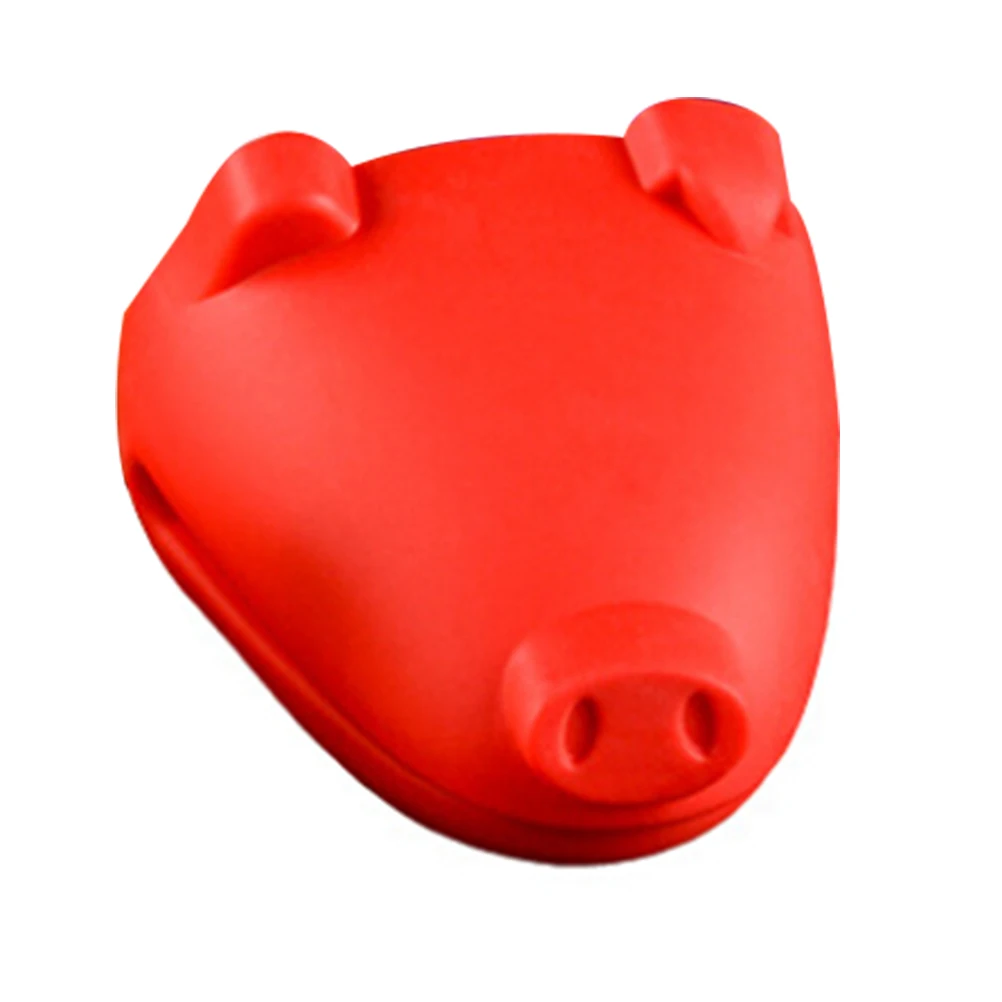 

Silicone Kitchen Gloves Heat Resistant Oven Mitts High Temp Non Toxic Anti Slip Lovely Animal Unique Stylish Hole Design Hanging