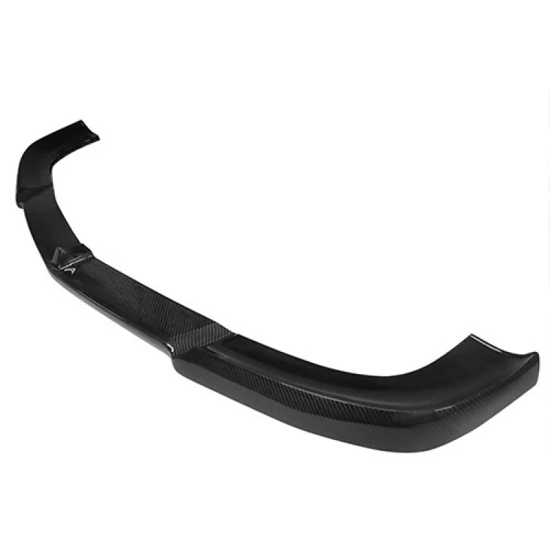 Hot Selling New V Style Carbon Fiber Front Bumper Add-on Lip Screw-On Retrofit/Upgrade 2010-2013