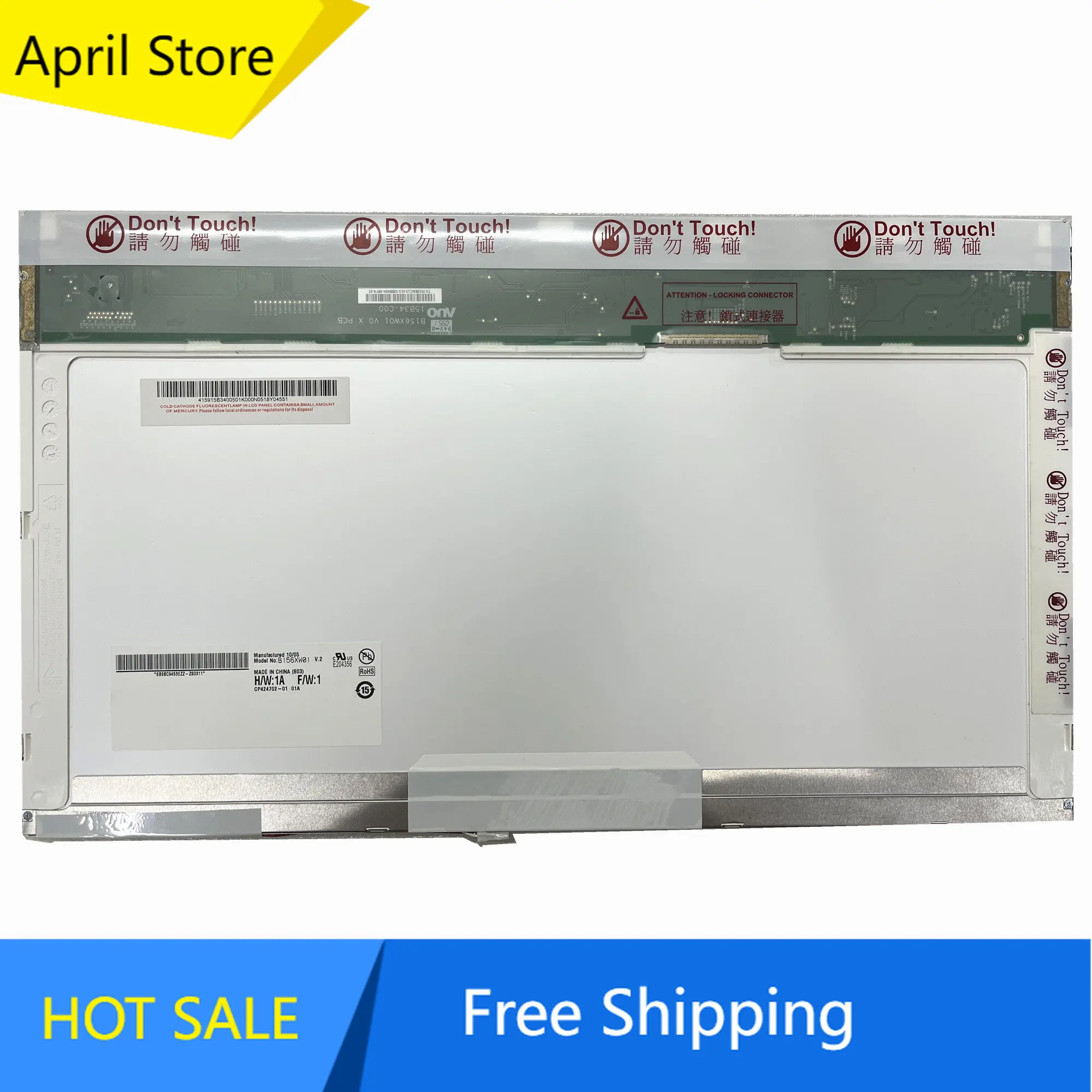 

B156XW01 V.2 Fit B156XW01 V.1 V.0 V.3 LTN156AT01 LP156WH1 TLC1 CLAA156WA01A N156B3-L02 15.6'' LCD screen 1366*768 LVDS 30pin