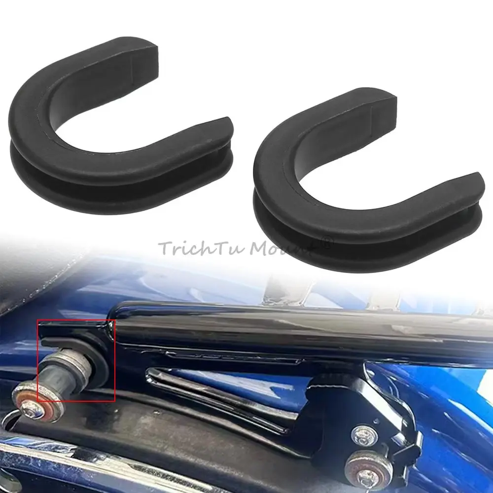 For Halrey Trouring Road Glide CVO/SE FLTRXSE 2012-2025 Motorcycle Backrest Sissy Bar Luggage Rack Docking Point Bushing Grommet
