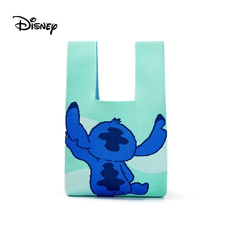 

Disney Fashion Stitch Knitted Large Capacity Handbag Fly Woven Bag