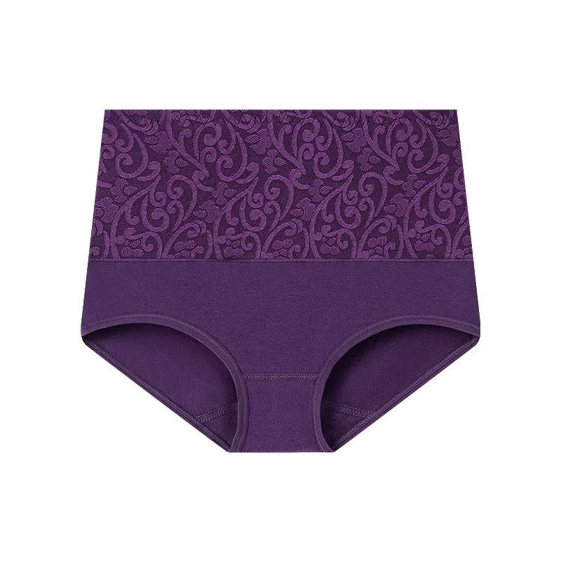 5 ks/sada Plus Size spodní prádlo pro ženy, kalhotky s vysokým pasem, bavlněné kalhotky pro dívky, pohodlné tvarující břišní kalhotky, sexy spodní prádlo - náhled 5