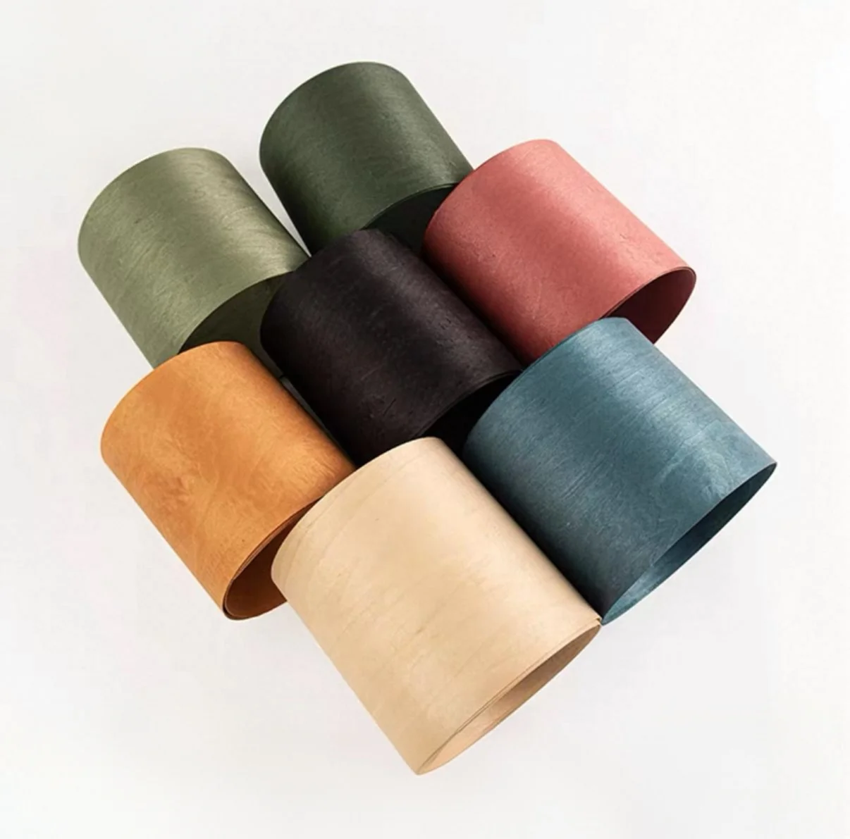 Placage en bois d'érable violet teint naturel, 0.5mm, appliqué à la main, pour l'artisanat et les projets de bricolage, 2,5x0,2 mètres