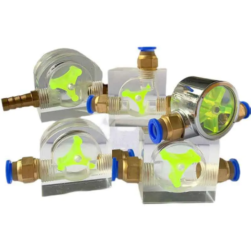 Imagem -02 - Gravura Machine Flow Meter Water Cooling Monitor Spindle Motor Observador Rotativo Indicador de Refrigeração mm mm 10 mm 12 mm 16 mm Conector