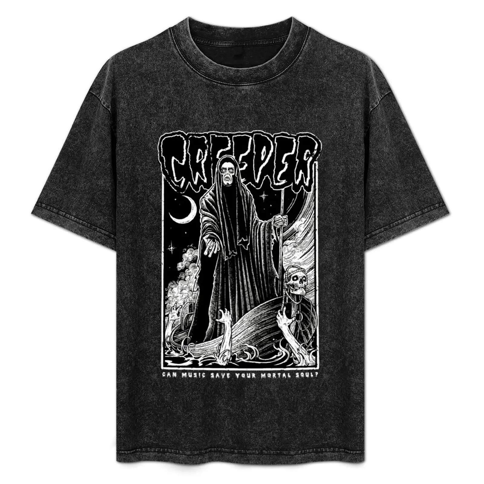 

Official Creeper Mens T-Shirt Big and Tall Crew Neck Tee