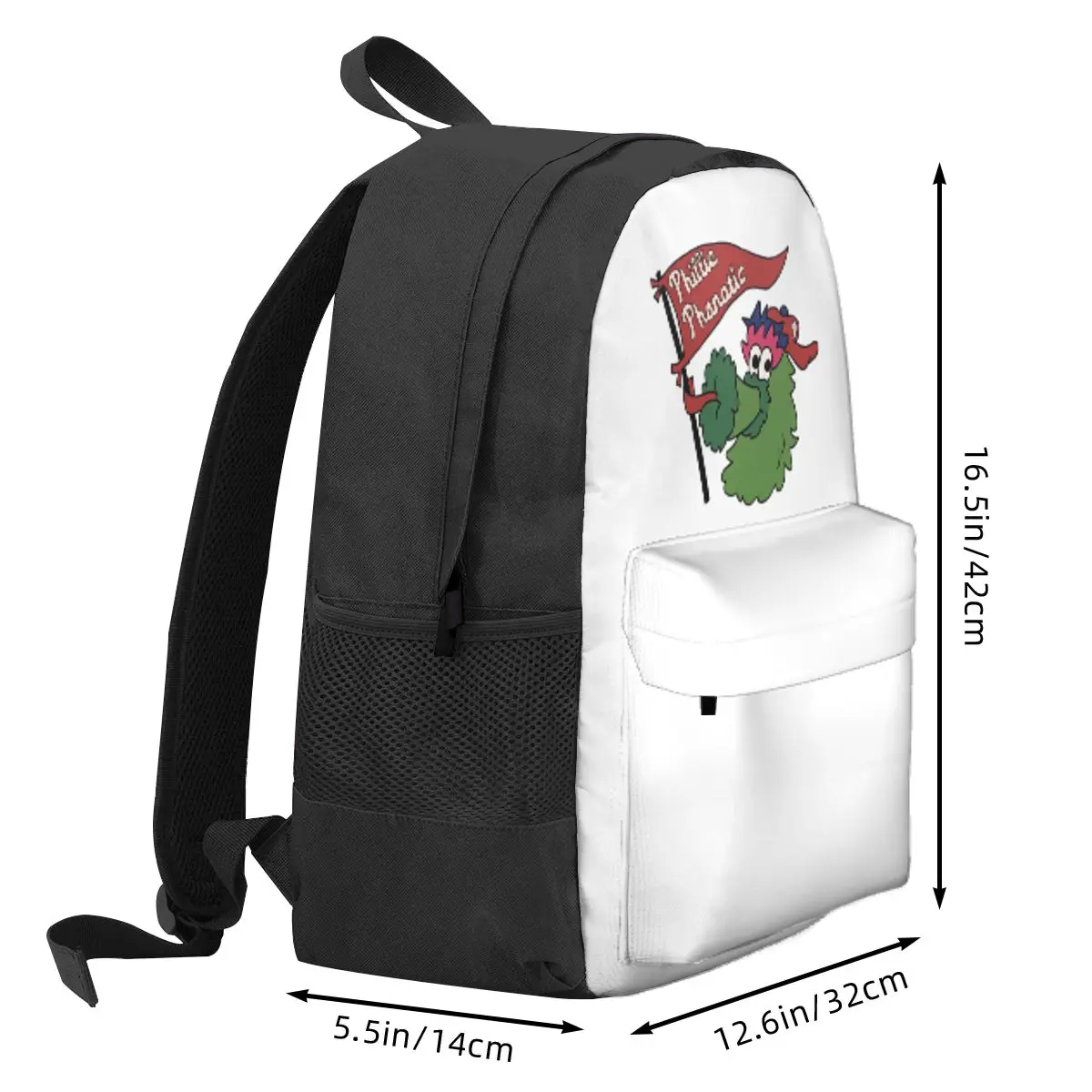 Phillie Phanatic Student Backpack School Bag Hiking Travel Daypack for Men Women Bookbag Shoulder Bags