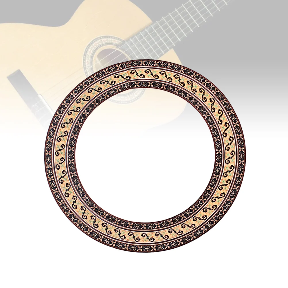 

Guitar Decals Inlay Rosette Guitars Stickers Sound Hole Abalone Flower Decoration