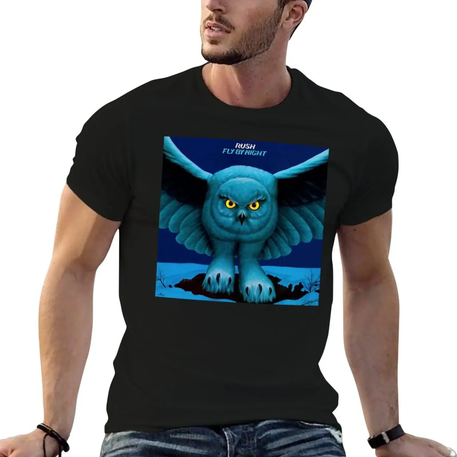 

owl fly T-Shirt gifts for boyfriend anime tshirt big and tall t shirts for men
