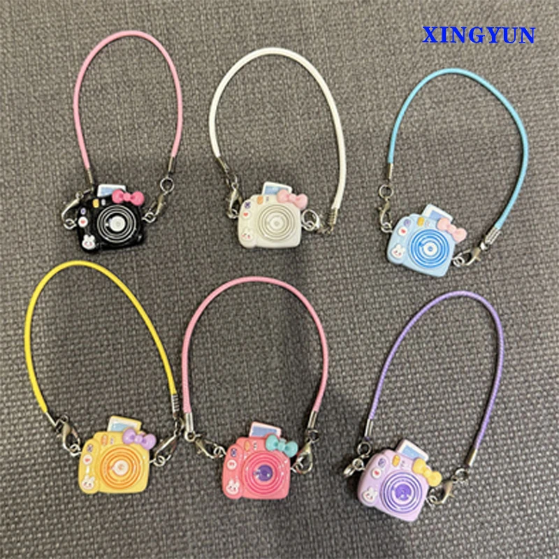 Fun Pendant Camera Accessories Used For Mobile Phone/Camera Lanyard Accessories Creative Cartoon Mini Camera Figurine Ornament