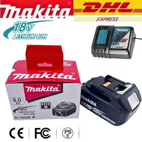 Genuine Makita 18V Battery Indicator Rechargeable Makita Battery 18v Original 1840 BL1850 Power Tool Battery