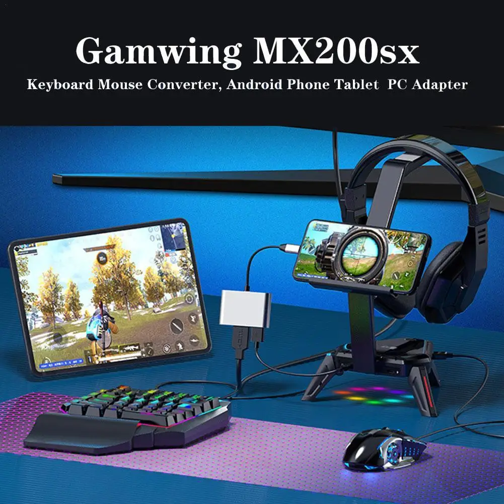 

Игровая Проводная клавиатура, мышь, Bluetooth, игровой контроллер Gamwing Mix200SE, Elite, мышь, клавиатура, конвертер, Android адаптер для планшета, ПК