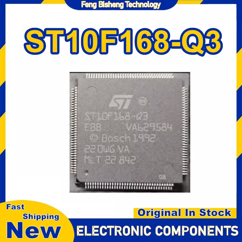 Chip IC ST10F168-Q3 QFP-144 em estoque