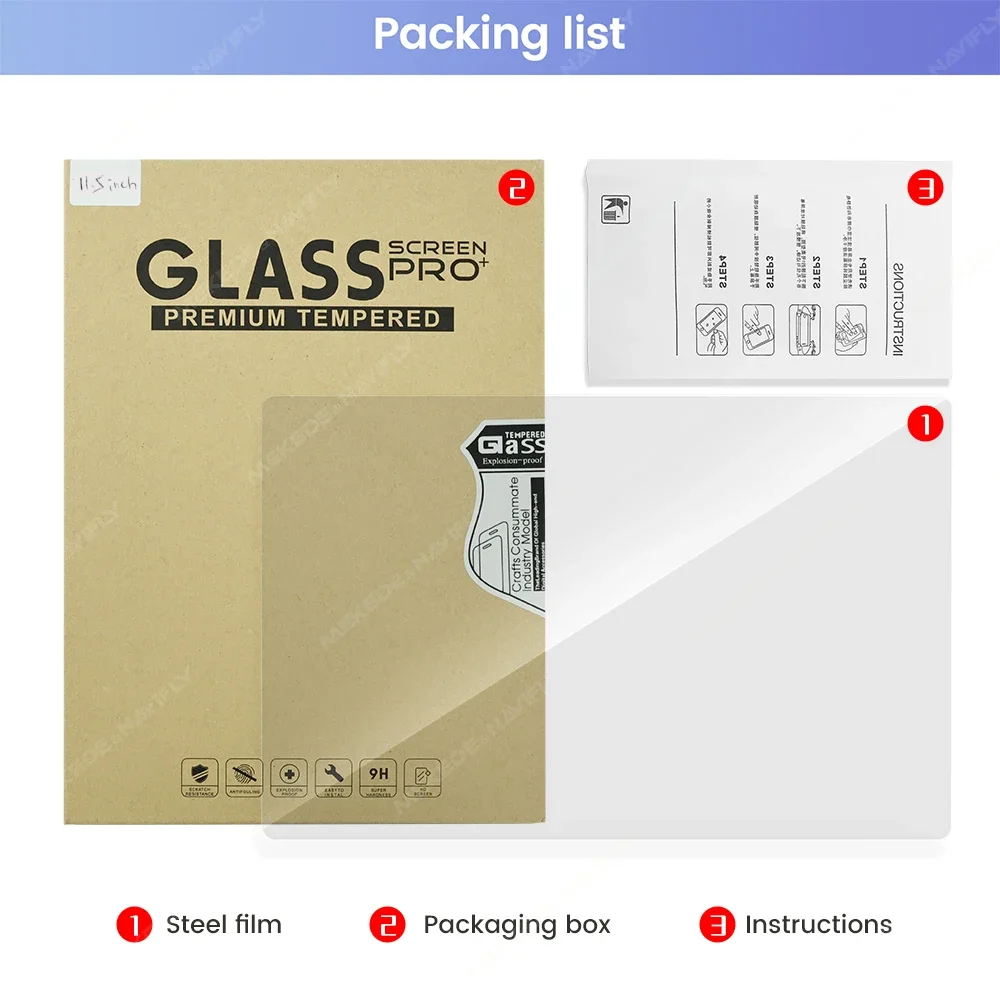 สําหรับ 11.5 13 นิ้ววิทยุกระจกนิรภัย GPS DVD Player กันน้ํา LCD Full Touch Screen ป้องกันฟิล์มสติกเกอร์รถอุปกรณ์เสริม