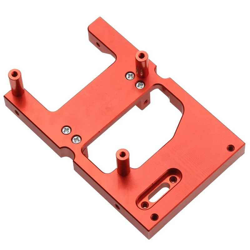 2Pcs Metal Bracket For Wpl B1 B14 B16 B24 C14 C24 B36 Mn D90 D91,Red & 1X Metal Steering Servo Warehouse Fixed Bracket