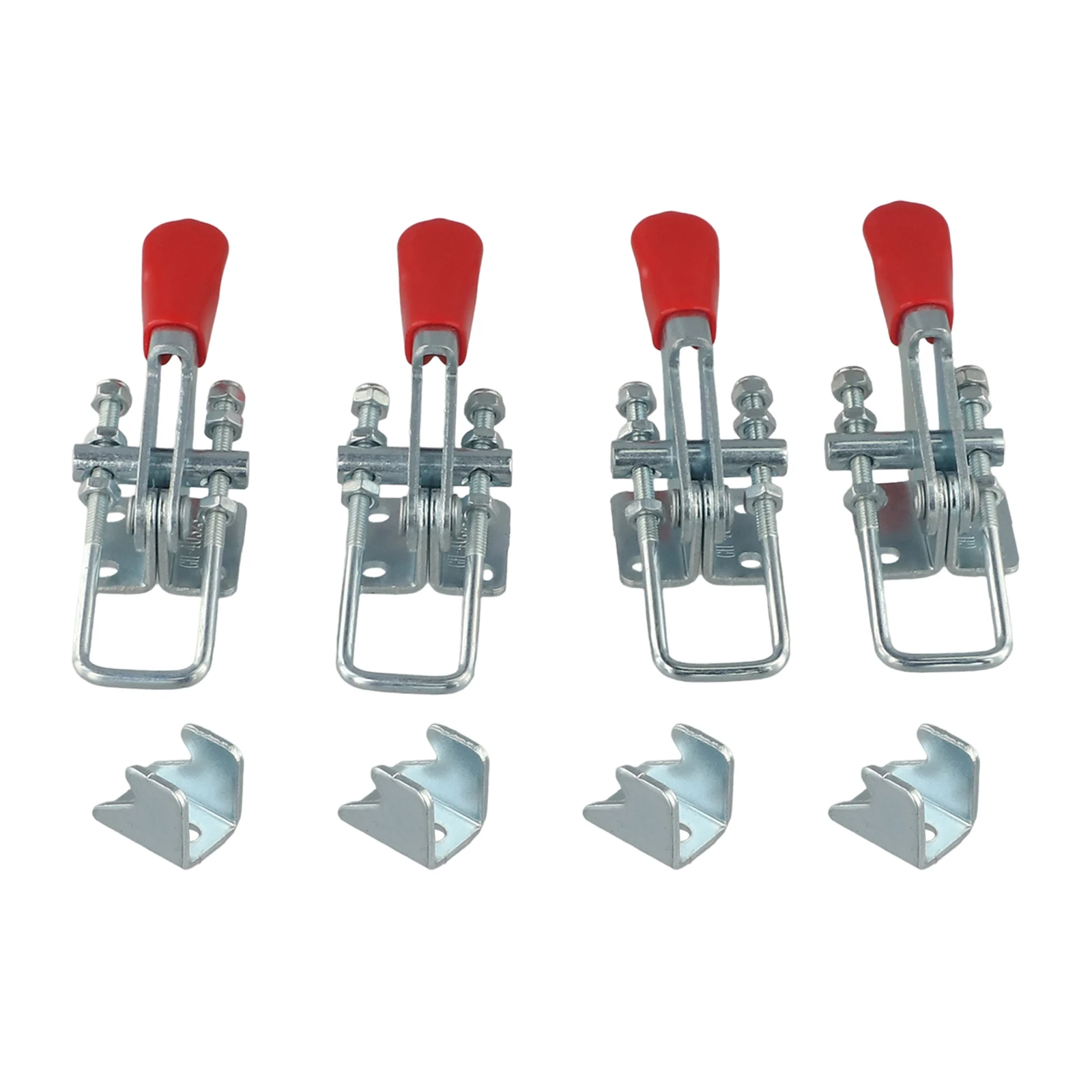 4PCS GH-40323 Toggle Clamp 160kg Quick Release Tool Horizontal Clamps Anti-Slip-Push Pull Toggle-Clamp Tools Heavy Duty Tooling