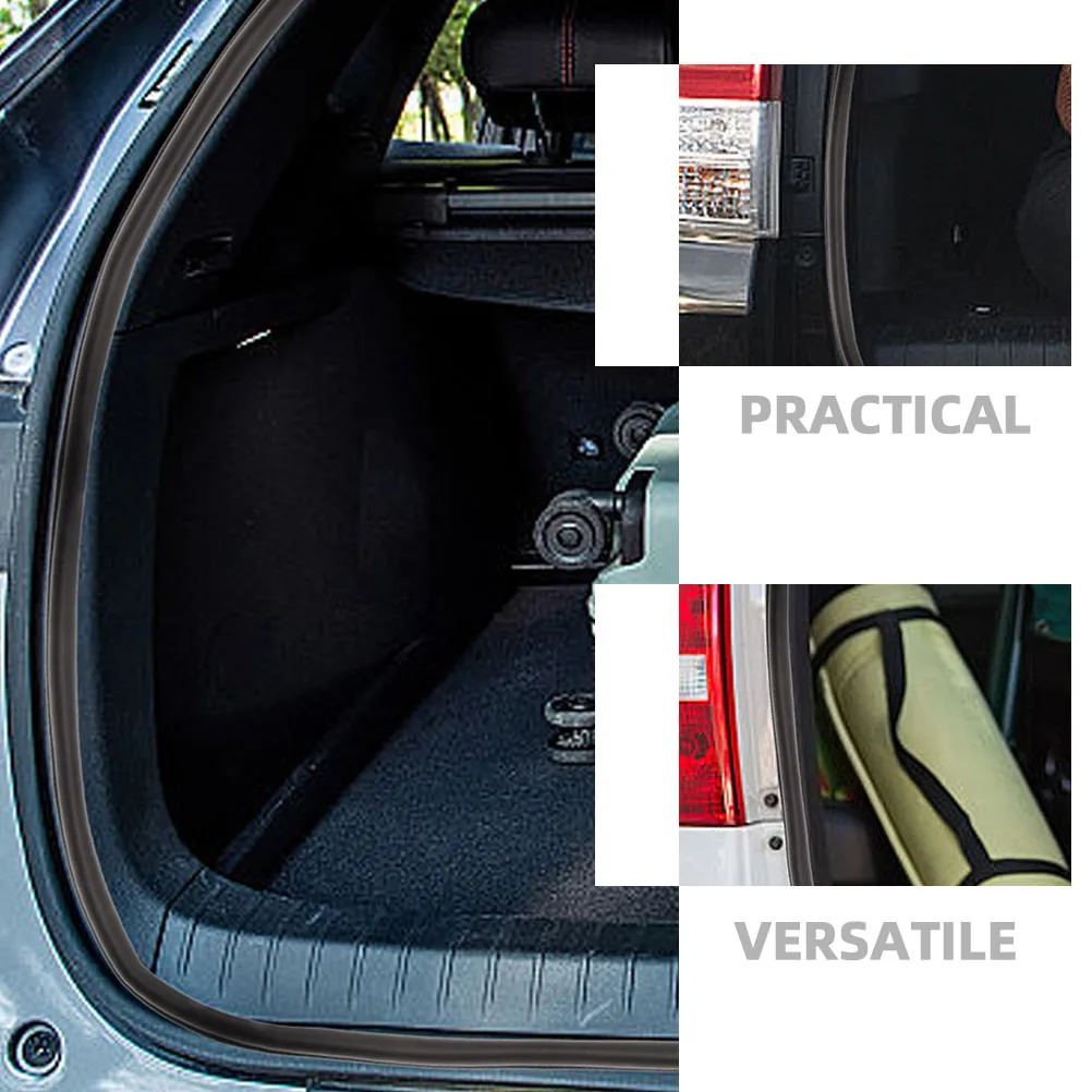 

5 Meter Car Rear Bumper Protector Rubber Trunk Strip Trunk Sill Guard Durable Water Resistant Sealing Strip For Vehicle Bumpers