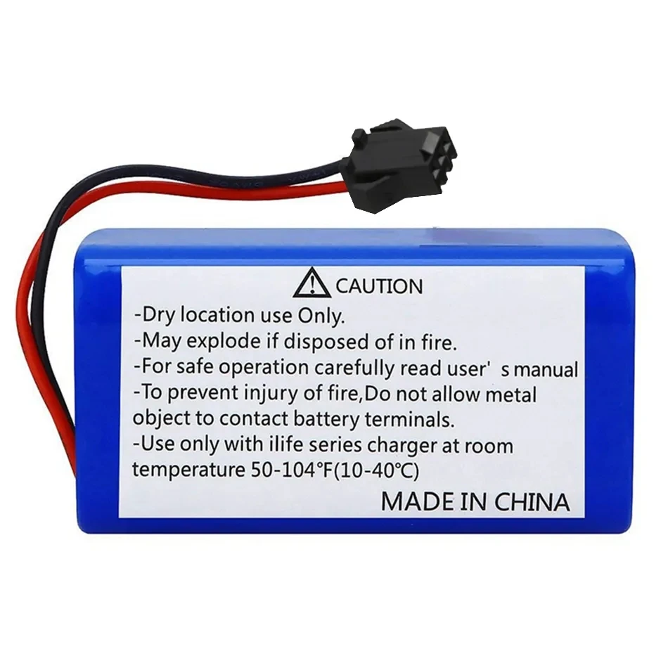 Batterie aux ions Eddie pour Cecotseats Conga Excellence, 14.4V, 950 Ah, 990, 1090, Ecovacs Deebot, Chr621, 601/605 wald fy RoboVac 35C, Krasnoi7, Andalousie