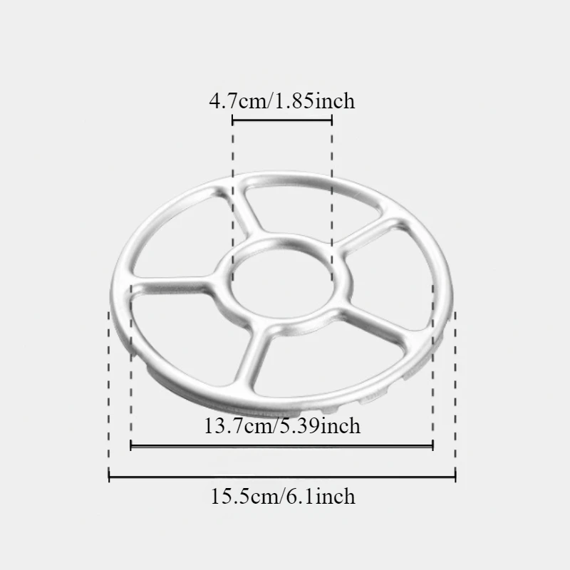 Small boiler rack Auxiliary rack Thickened pot pads Non-slip heat-resistant four or five claws universal gas cooker accessories