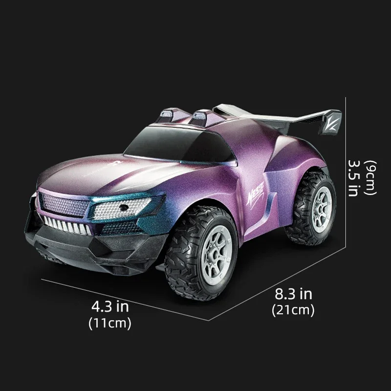 Carro de deriva de controle remoto de alta velocidade com câmera 2.4g veículo elétrico de controle duplo menino rc escalada brinquedos de corrida para crianças presente