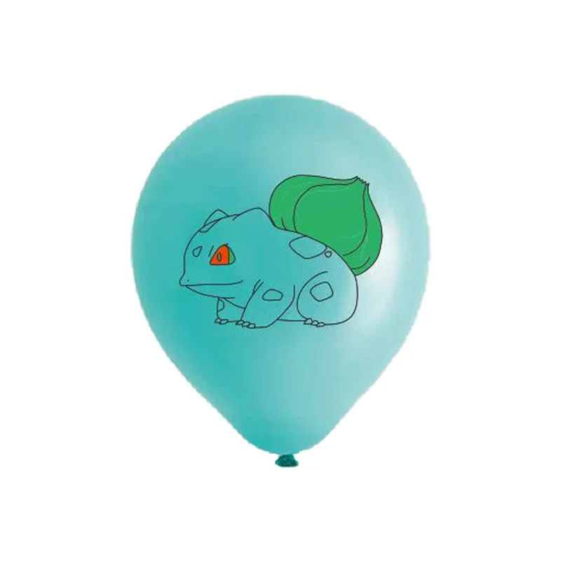 1/10 stuks Pokemon Latex Ballonnen Verjaardagsfeestartikelen Cartoon Pikachu Ballon Kinderfeestdecoratie