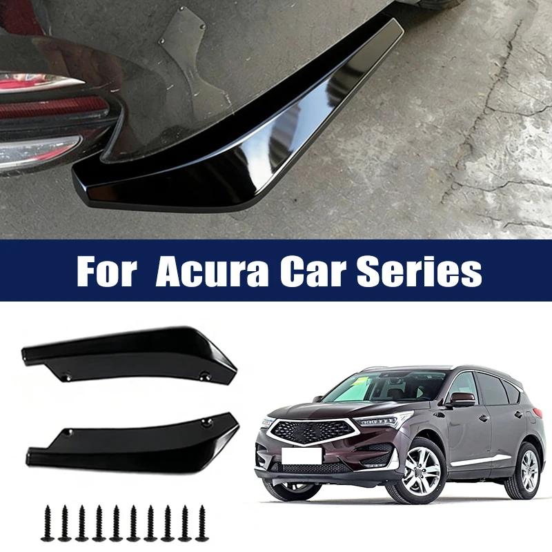 

Car Rear Bumper Lip Diffuser Splitter Spoiler Scratch Protector For Acura RDX MDX TLX Integra CDX ZDX NSX TL TSX RDX CL Legend