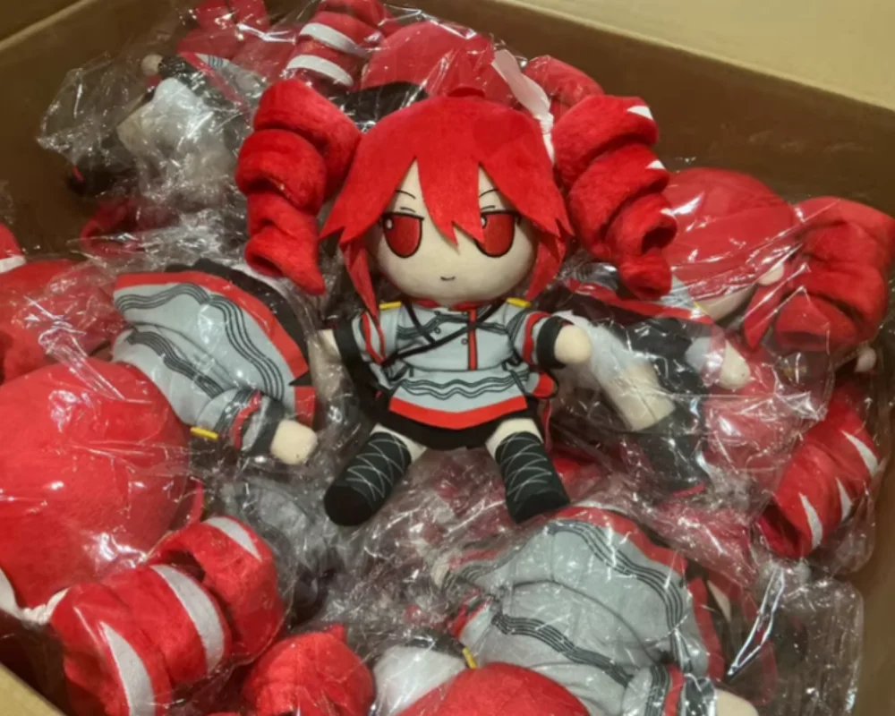 

New Anime Kasane Teto Cosplay 20CM Cute Plush Cotton Plushie Stuffed Pillow Birthday Gifts Girls