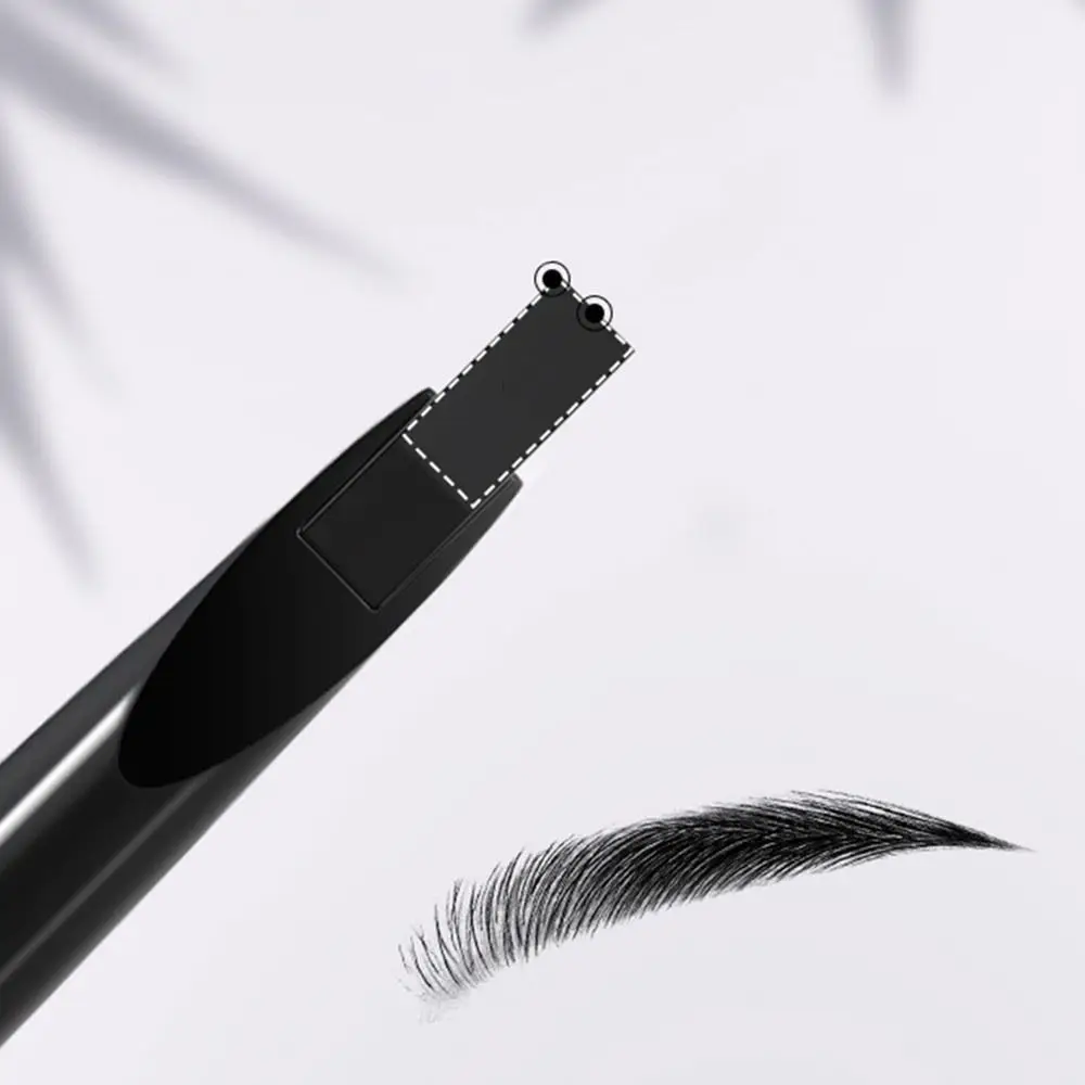 Automatic Sharpen Eyebrow Pencil Portable Waterproof Double-ended Eyebrow Pencil Smudge-proof Sweatproof Eyebrows Makeup Tool