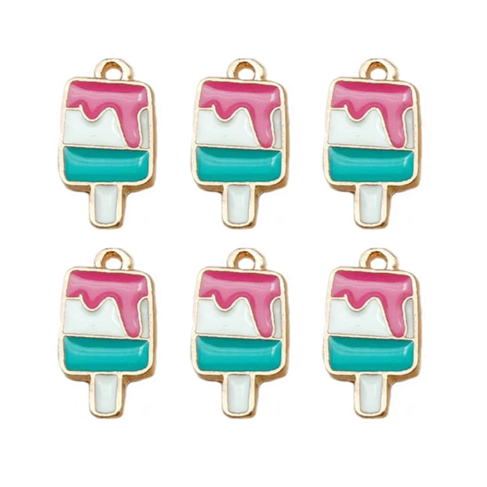

20 Pcs Heart Shape Pendant Cream Shape Alloy Pendant Heart Shaped Jewelry Making Accessories DIY Craft Supplies