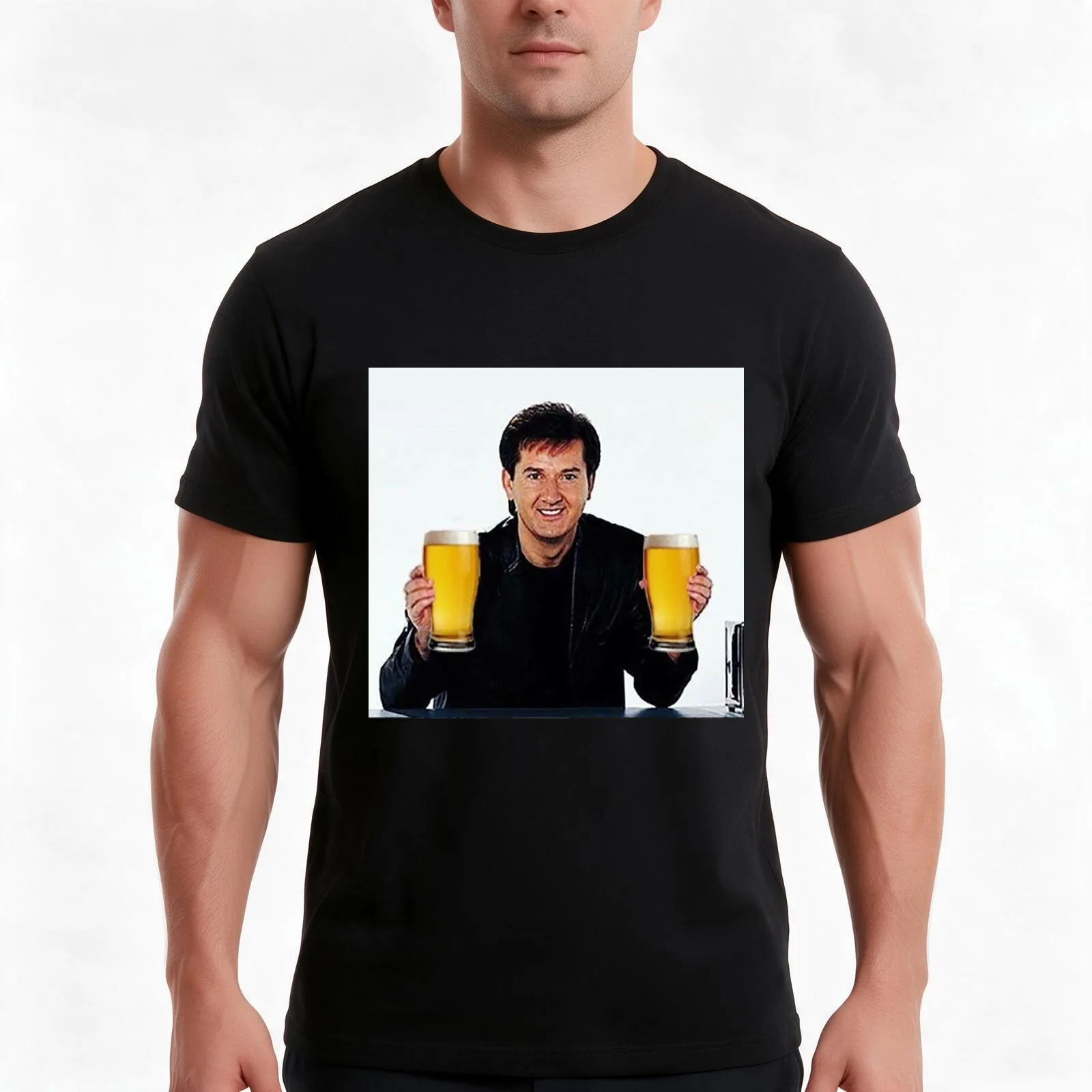 Daniel O'Donnell Pints T-Shirt Summer Casual Cotton Tee Oversized Streetwear Tops Vintage Graphic Print Unisex Men Women