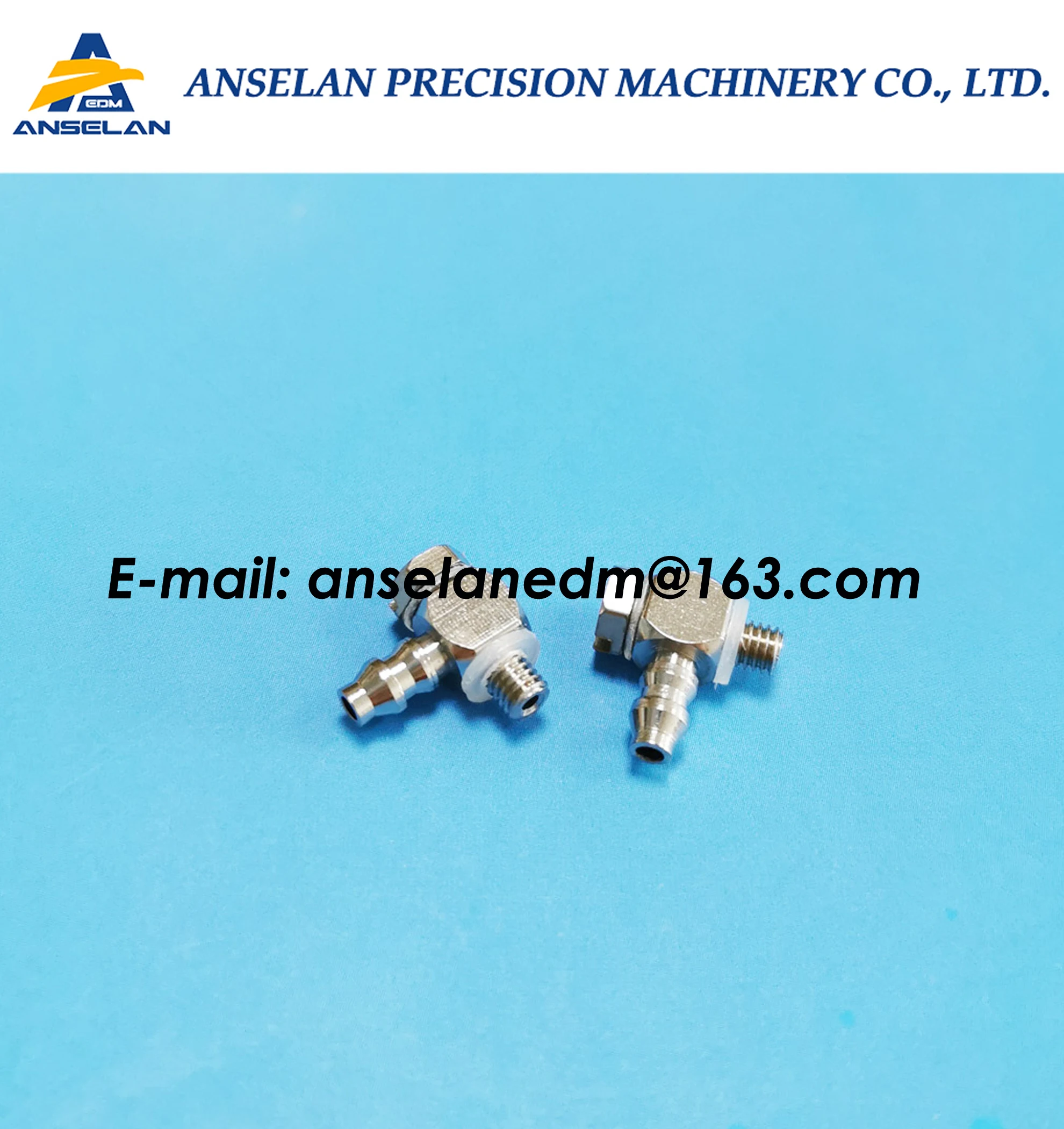 

Fanuc A97L-0203-0464 # FTL4M3 Elbow Screw Joint, A97L-0203-0464/FTL4M3, EDM JOINT LOWER A97L.0203.0464, Used For Guide Base